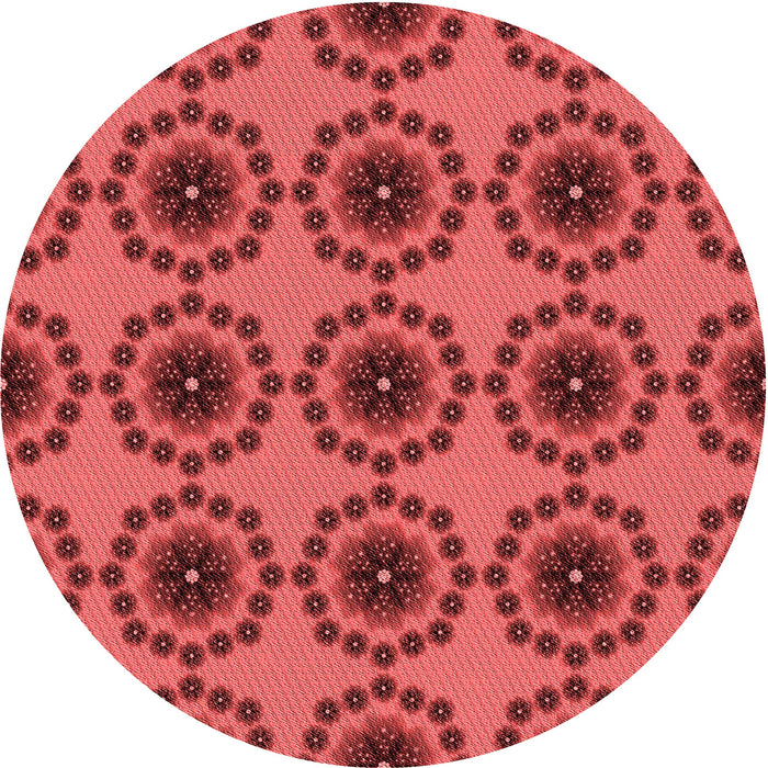 Square Machine Washable Transitional Red Rug in a Living Room, wshpat1029rd