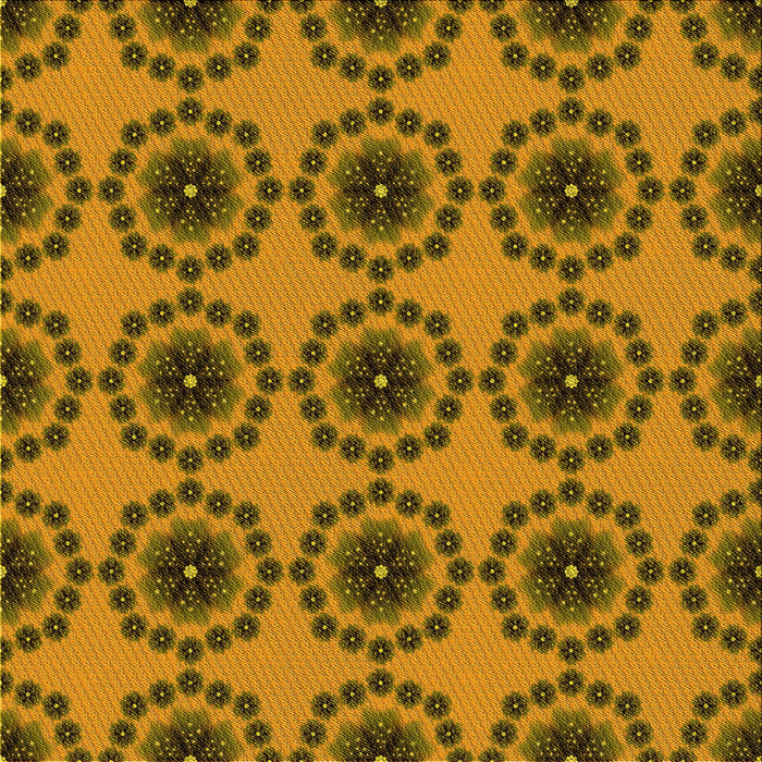 Round Patterned Dark Bronze Brown Rug, pat1029yw