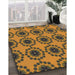 Machine Washable Transitional Yellow Rug in a Family Room, wshpat1029