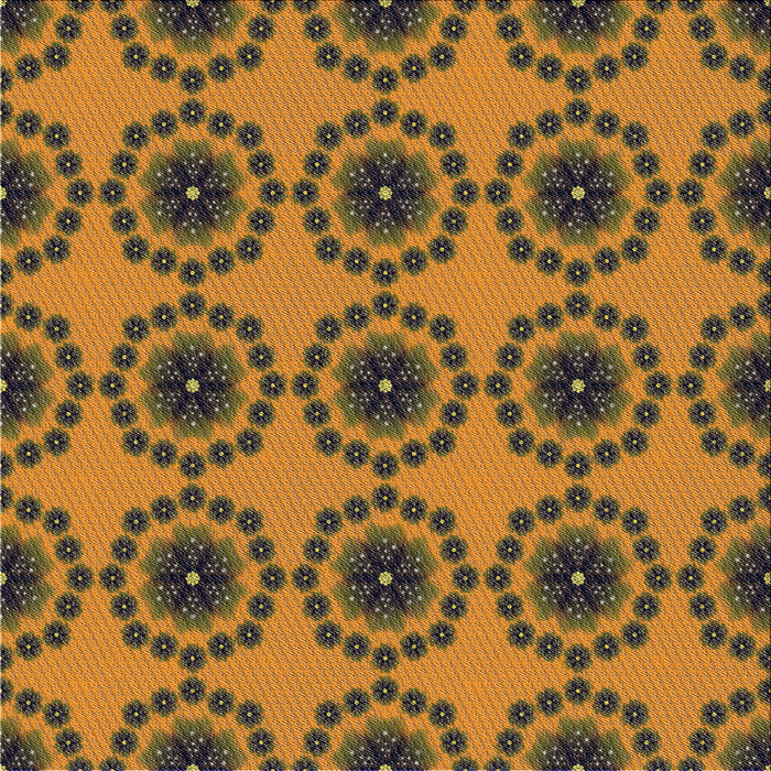 Sideview of Machine Washable Transitional Yellow Rug, wshpat1029