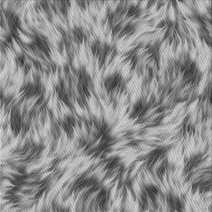 Round Patterned Cloud Gray Rug, pat103gry