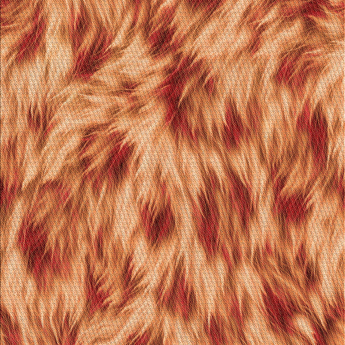 Patterned Orange Rug, pat103org