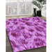 Machine Washable Transitional Purple Rug in a Family Room, wshpat103pur