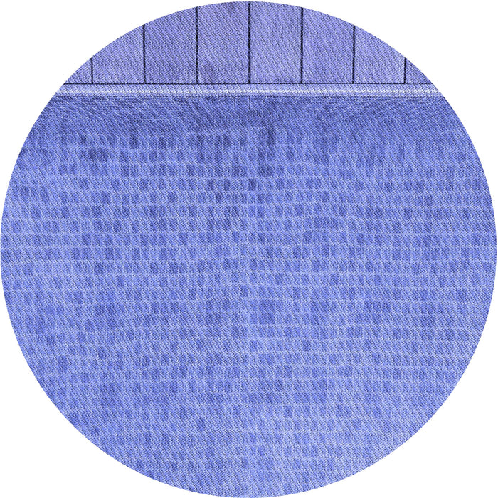 Square Machine Washable Transitional Denim Blue Rug in a Living Room, wshpat1030blu