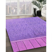 Patterned Purple Rug, pat1030pur