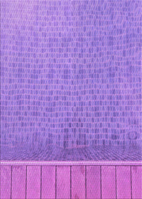 Machine Washable Transitional Purple Rug, wshpat1030pur