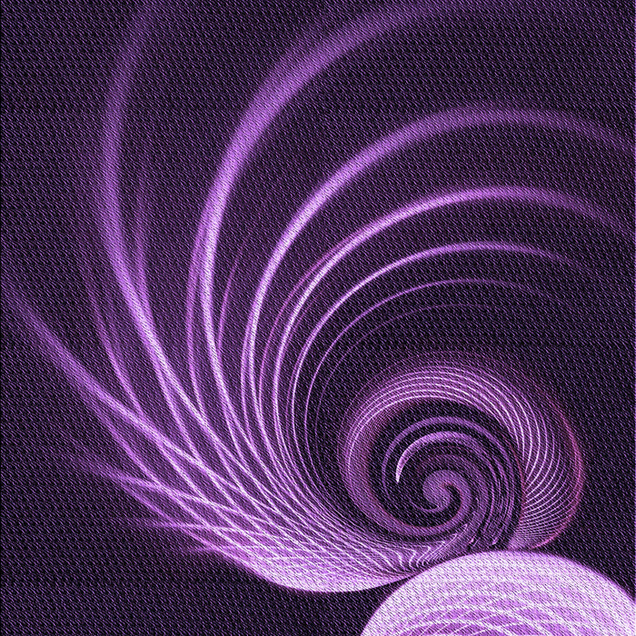 Patterned Purple Violet Purple Rug, pat1031pur