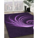 Patterned Purple Violet Purple Rug in Family Room, pat1031pur