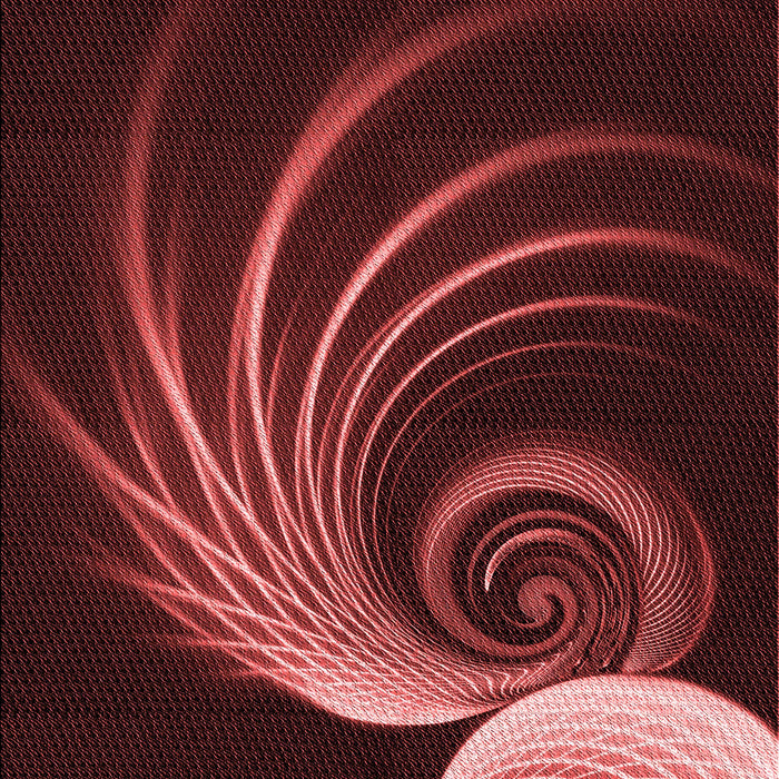 Patterned Fire Brick Red Rug, pat1031rd