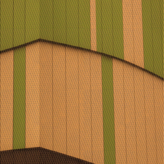 Patterned Saddle Brown Rug, pat1032org