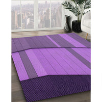 Patterned Purple Rug, pat1032pur