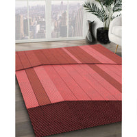 Patterned Red Rug, pat1032rd