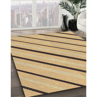 Patterned Light Brown Rug, pat1033brn