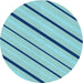 Square Patterned Blue Ivy Blue Rug, pat1033lblu