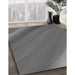 Machine Washable Transitional Grey Gray Rug in a Family Room, wshpat1034gry