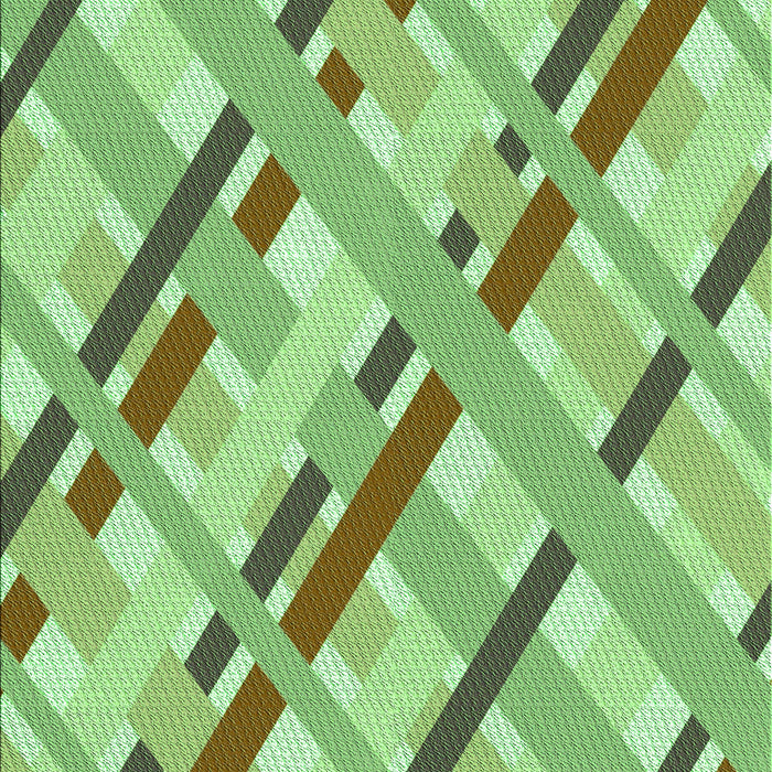 Patterned Green Rug, pat1035grn