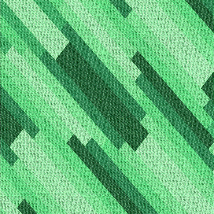 Machine Washable Transitional Lime Mint Green Rug, wshpat1036grn