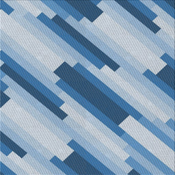 Square Patterned Light Blue Novelty Rug, pat1036