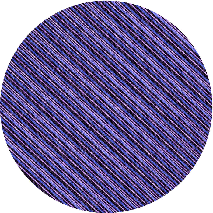 Square Patterned Medium Slate Blue Rug, pat1037pur