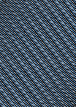 Patterned Koi Blue Novelty Rug, pat1037