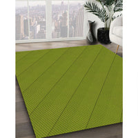 Patterned Pistachio Green Rug, pat1038org