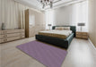 Patterned Lavender Purple Rug in a Bedroom, pat1038pur