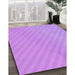 Patterned Violet Purple Rug in Family Room, pat1039pur