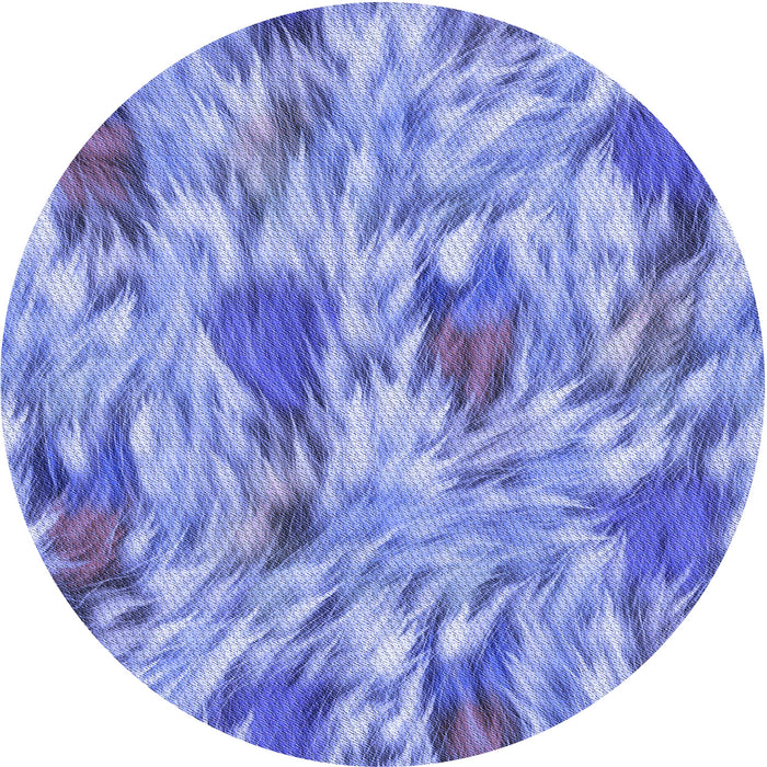 Square Patterned Jeans Blue Rug, pat104blu