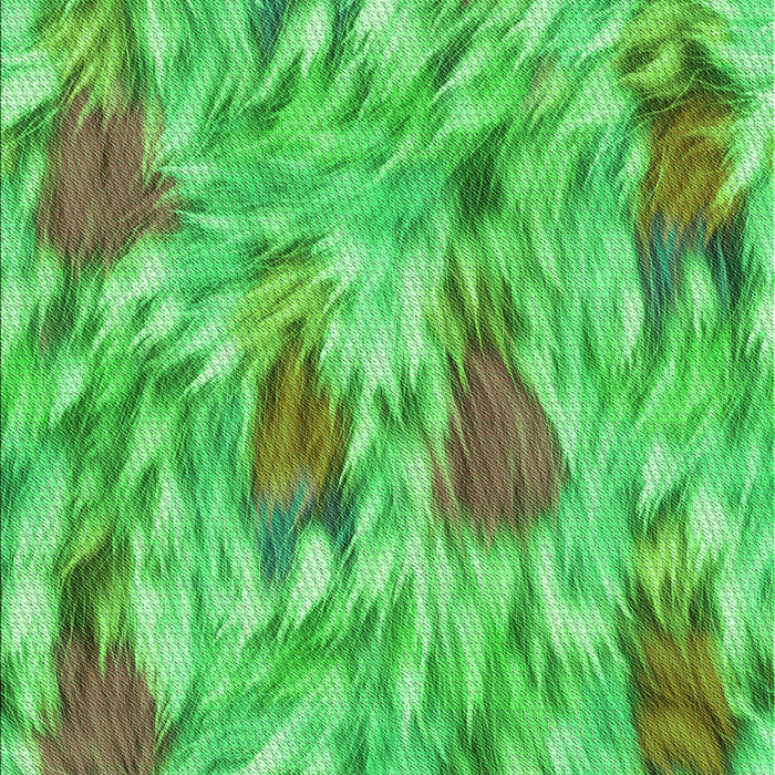 Patterned Dark Lime Green Rug, pat104grn