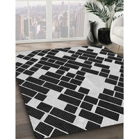 Patterned Cloud Gray Rug, pat1040gry