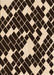 Patterned Black Brown Rug, pat1040org