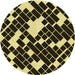 Square Machine Washable Transitional Metallic Gold Rug in a Living Room, wshpat1040yw