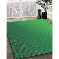 Patterned Forest Green Rug, pat1041grn