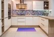 Patterned Purple Rug in a Kitchen, pat1041pur