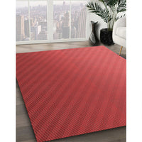 Patterned Red Rug, pat1041rd