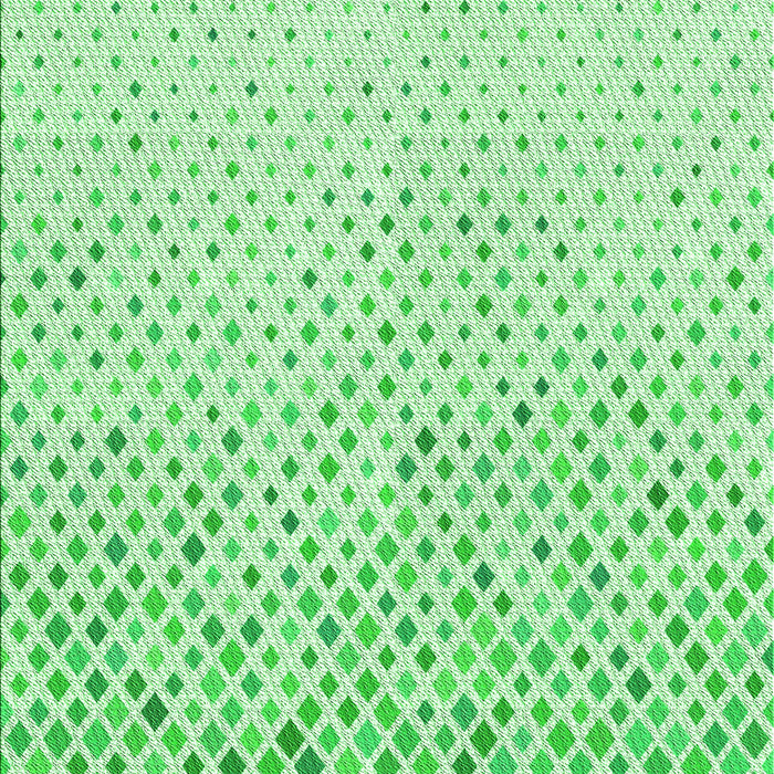 Machine Washable Transitional Green Rug, wshpat1042grn