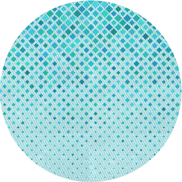 Square Patterned Diamond Blue Rug, pat1042lblu