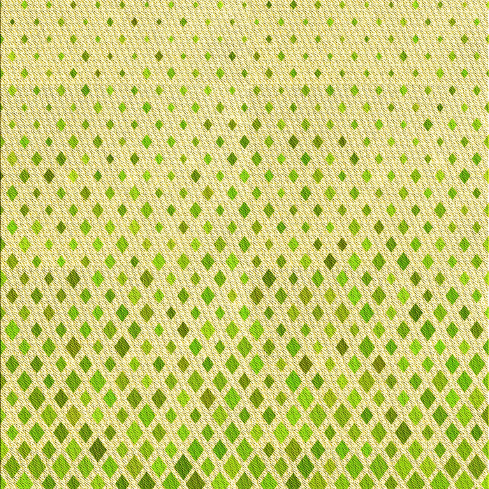 Patterned Tea Green Rug, pat1042yw