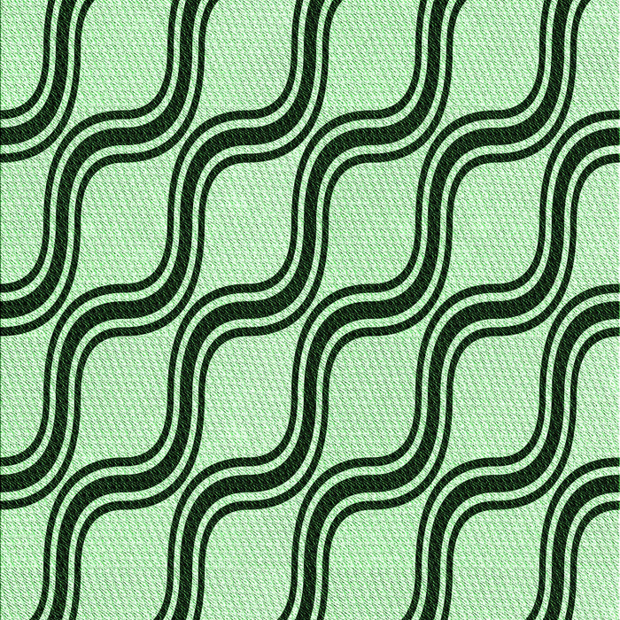 Machine Washable Transitional Mint Green Rug, wshpat1043grn