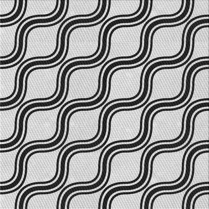 Round Machine Washable Transitional Platinum Gray Rug, wshpat1043gry