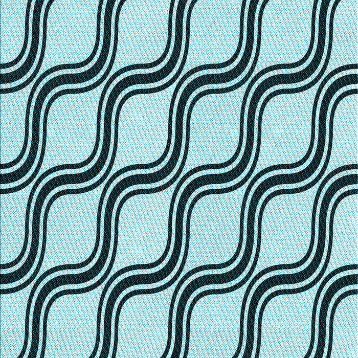 Machine Washable Transitional Blue Rug, wshpat1043lblu