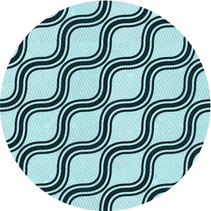 Square Machine Washable Transitional Blue Rug in a Living Room, wshpat1043lblu