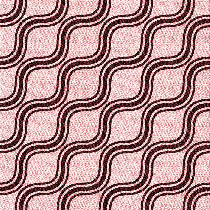 Round Patterned Brown Red Rug, pat1043rd