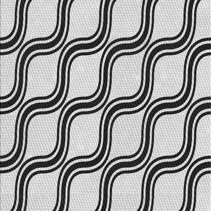 Machine Washable Transitional Light Black Rug, wshpat1043