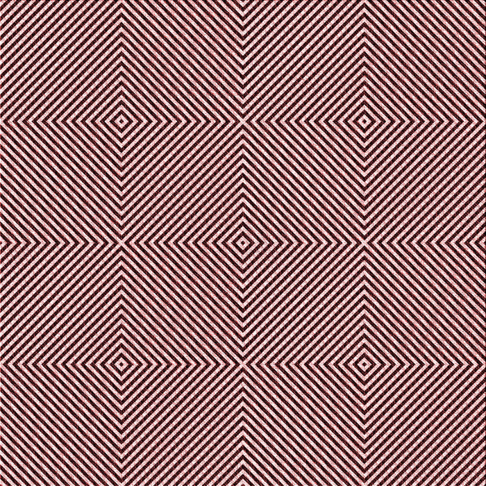 Round Patterned Deep Rose Pink Rug, pat1044rd