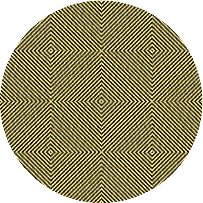 Square Patterned Midnight Gray Rug, pat1044yw