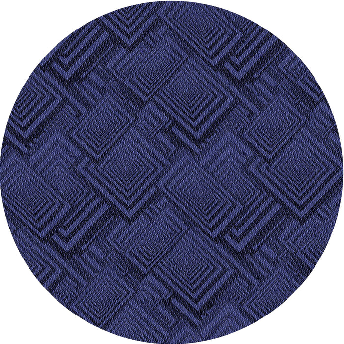 Square Machine Washable Transitional Night Blue Rug in a Living Room, wshpat1045blu