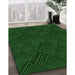 Machine Washable Transitional Green Rug in a Family Room, wshpat1045grn