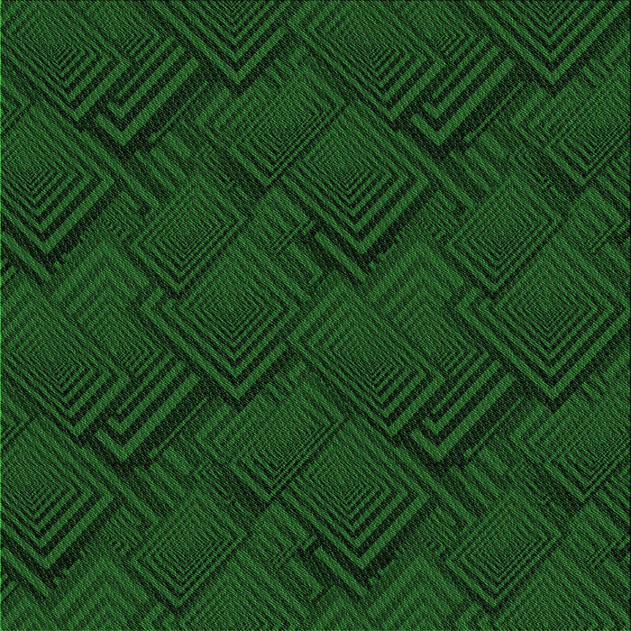 Round Patterned Green Rug, pat1045grn