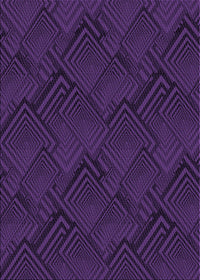 Machine Washable Transitional Deep Purple Rug, wshpat1045pur